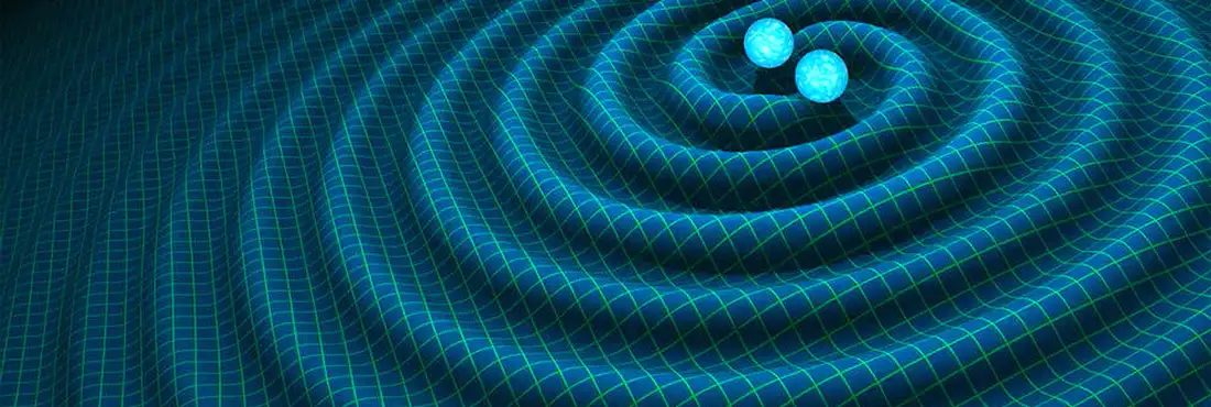 Representação das ondas gravitacionais