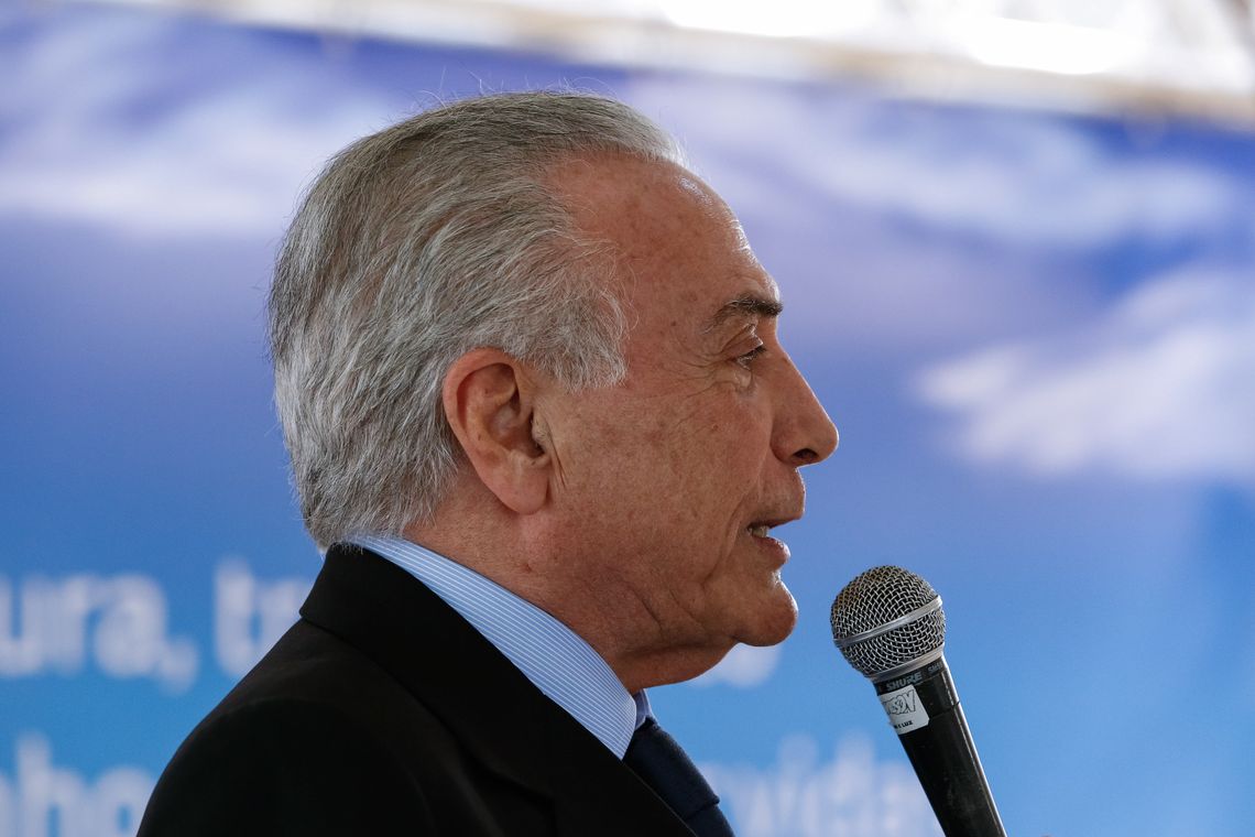 Alan Santos/PR Presidente Michel Temer discursa na inauguração do Hospital Notre Dame, em Barretos (SP).