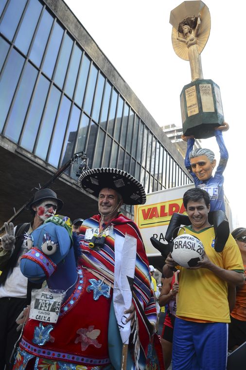 Rovena Rosa/Agência Brasil São Paulo - 92ª Corrida Internacional de São Silvestre, na Avenida Paulista, região central.(Rovena Rosa/Agência Brasil)