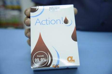 Rio de Janeiro - Embalagem do autoteste para detecção rápida do vírus HIV vendido em farmácias (Tomaz Silva/Agência Brasil)/Tomaz Silva/Agência Brasil