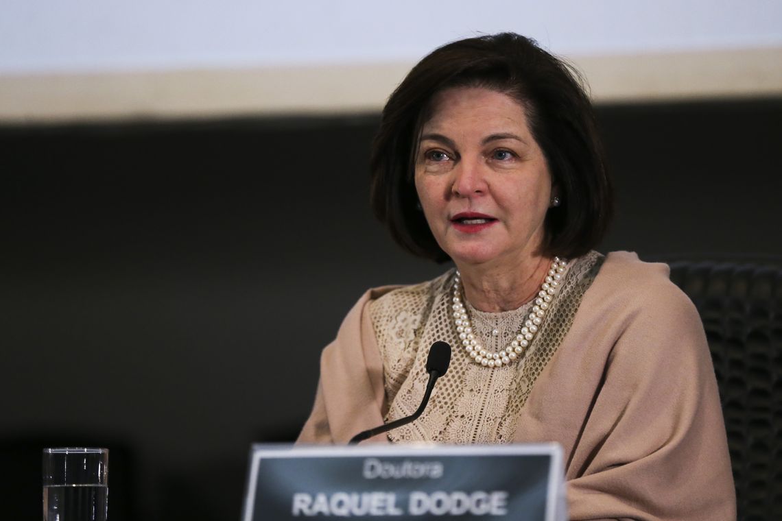 O ministro da Justiça e Segurança Pública, Sergio Moro, e a procuradora-geral da República, Raquel Dodge, participam da solenidade de abertura da 13ª Jornada Lei Maria da Penha