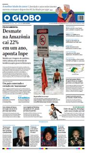 Capa do Jornal O Globo Edição 2023-11-10