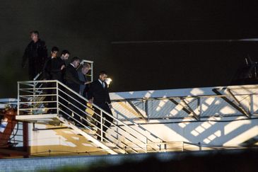 Curitiba - O ex-presidente Lula chega à sede da Superintendência da Polícia Federal onde vai cumprir pena (Marcello Casal Jr/Agência Brasil)