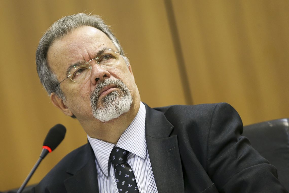 Marcelo Camargo/Agência Brasil O ministro da Segurança Pública, Raul Jungmann durante entrevista coletiva.