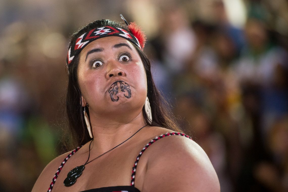 Marcelo Camargo/Agência Brasil Palmas (TO) - Mulheres de diversas etnias participam de desfile de beleza indígena durante os Jogos Mundiais dos Povos Indígenas ( Marcelo Camargo/Agência Brasil)