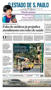 Capa do Jornal O Estado de S. Paulo Edição 2022-01-15