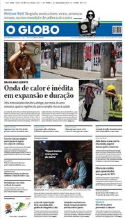 Capa do Jornal O Globo Edição 2023-11-14