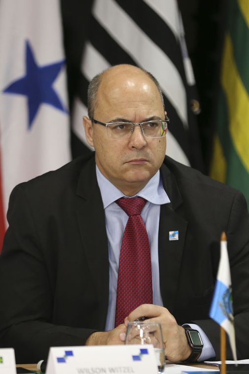 José Cruz/Agência Brasil O governador do Rio de Janeiro, Wilson Witzel participa da 5ª Reunião do Fórum de Governadores.