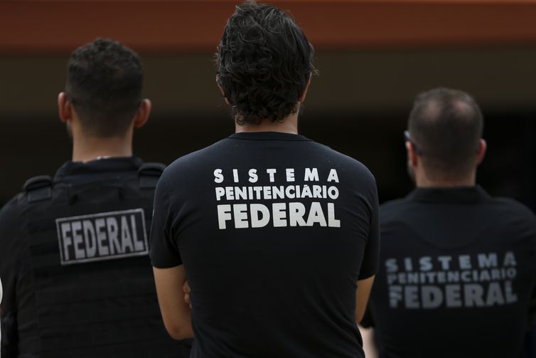 Cerimônia de inauguração da penitenciária federal de segurança máxima de Brasília.