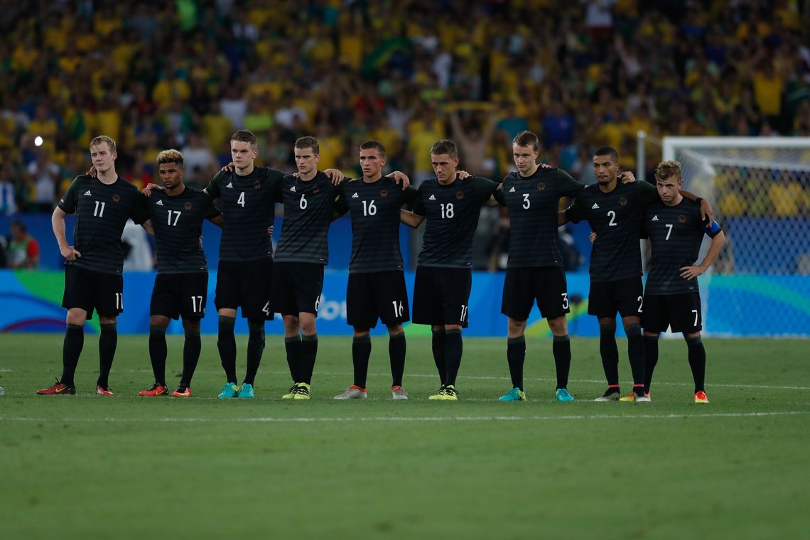 Fernando Frazão/Agência Brasil Rio de Janeiro - Brasil vence Alemanha e conquista primeiro ouro olímpico do futebol (Fernando Frazão/Agência Brasil)