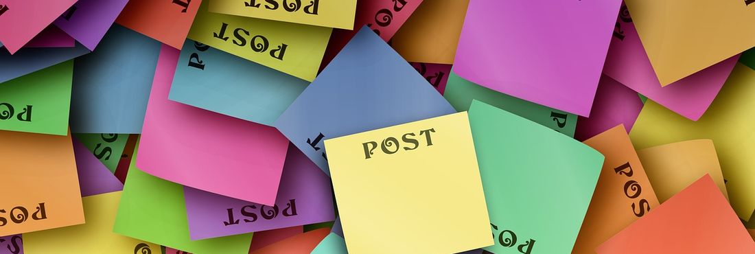 Post it Bilhetes/ lembretes