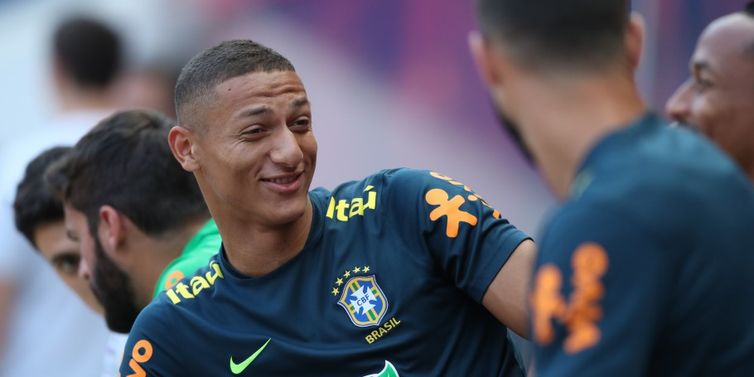 O atacante Richarlisson é uma das cara novas da seleção para o amistoso contra os Estados Unidos