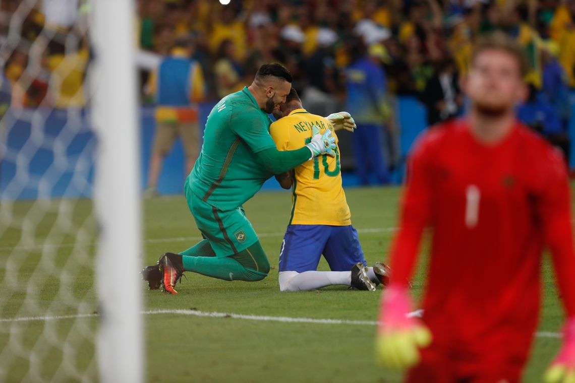 Fernando Frazão/Agência Brasil Rio de Janeiro - Brasil vence Alemanha e conquista primeiro ouro olímpico do futebol (Fernando Frazão/Agência Brasil)