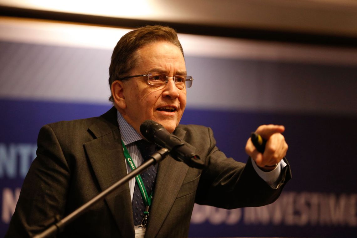 Tânia Rêgo/Agência Brasil/Agência Brasil Rio de Janeiro - O presidente do Banco Nacional do Desenvolvimento Econômico e Social, Paulo Rabello de Castro, participa de seminário internacional na sede da Firjan (Tânia Rêgo/Agência Brasil)