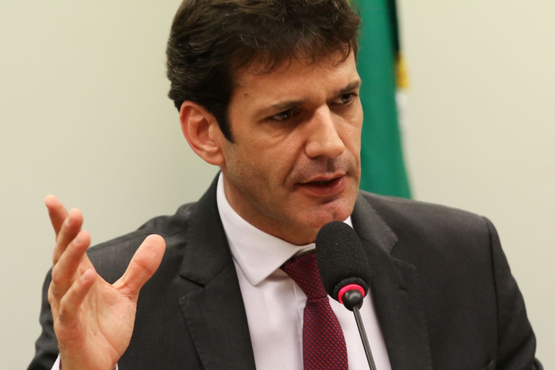 Fabio Rodrigues Pozzebom/Agência Brasil O ministro do Turismo, Marcelo Álvaro Antônio, participa da comissão de cultura da Câmara dos Deputados