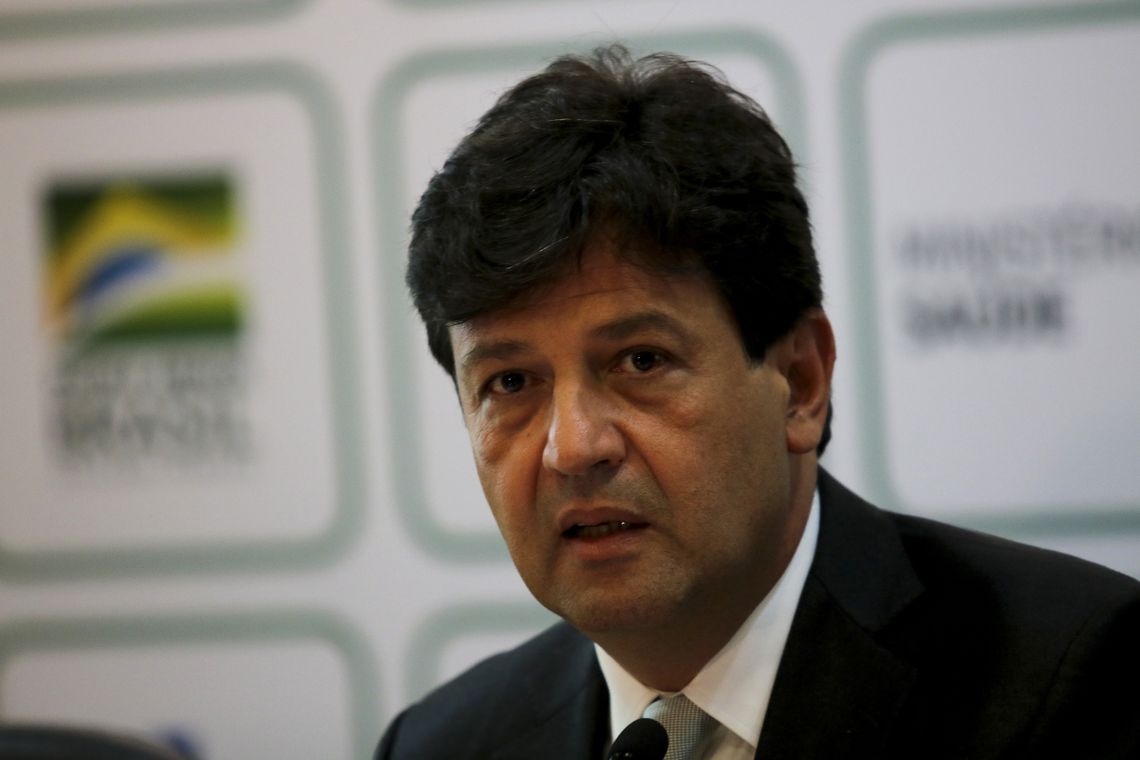 Wilson Dias/Agência Brasil O ministro da Saúde, Luiz Henrique Mandetta, participa da cerimônia de assinatura da Carta Preventiva em Relação à Semana de Prevenção à Gravidez.