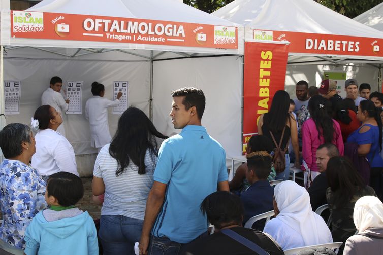 O governo do estado lança campanha Imigrante, São Paulo te Acolhe no Centro de Integração da Cidadania (CIC) do Imigrante, no bairro Santa Cecília.