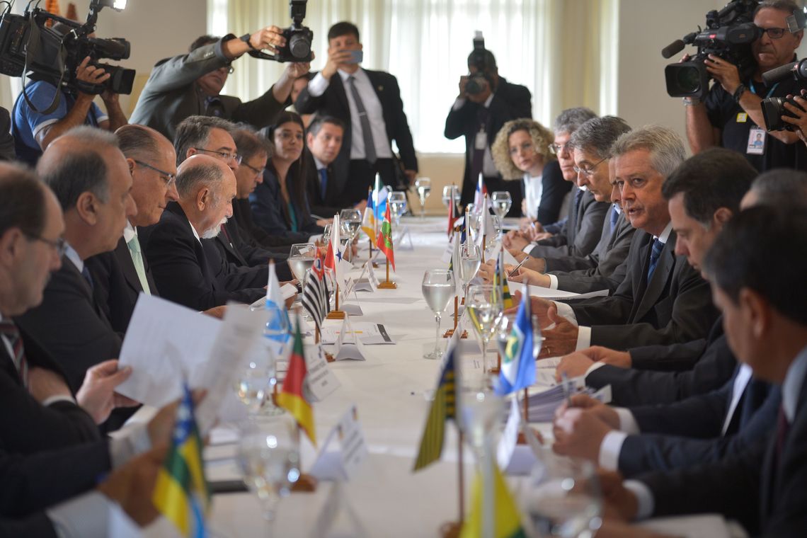 Marcello Casal jr/Agência Brasil Brasília- Reunidos em Brasília, governadores cobram a renegociação da dívida dos estados com a União (Marcello Casal Jr/Agência Brasil)