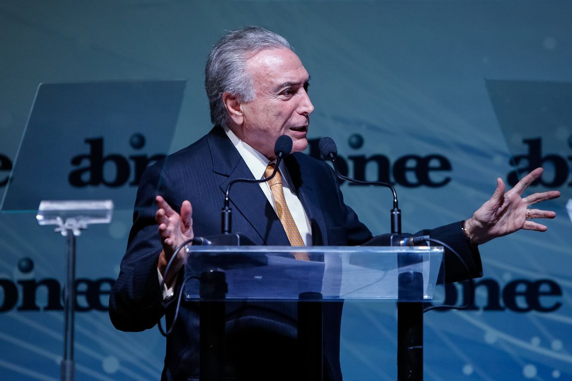 Alan Santos/PR São Paulo - Presidente Michel Temer anuncia edição de medida provisória para incentivar setor de informática, durante almoço anual da Associação Brasileira da Indústria Eletroeletrônica (Abinee) (Alan Santos/PR)