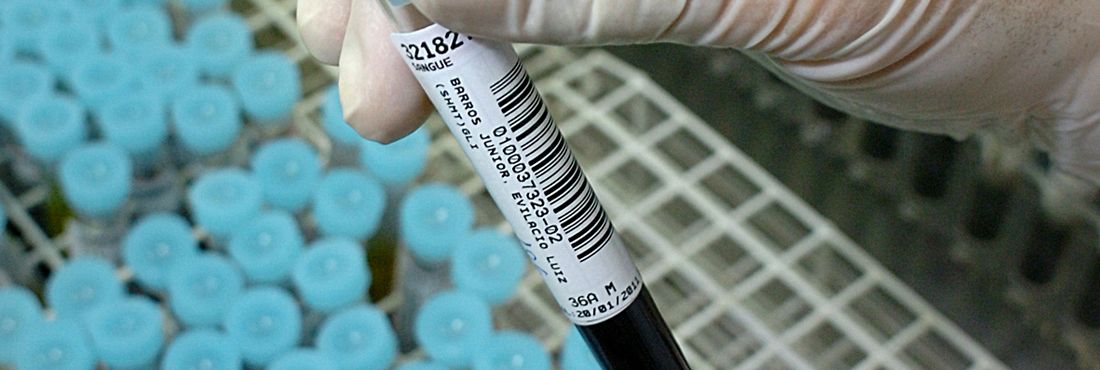 Laboratório, exame Exames de sangue