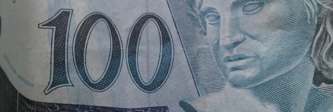 Nota de cem reais Nota de cem reais