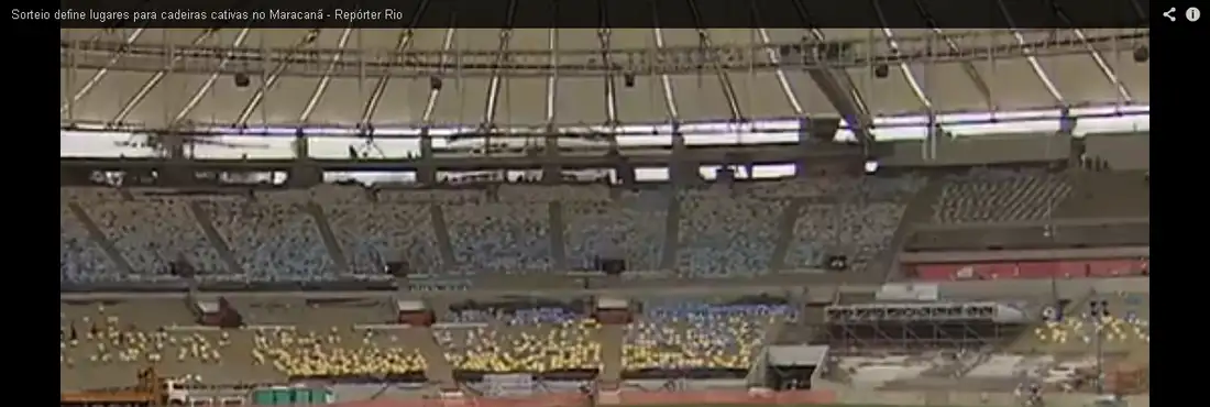 Sorteio define lugares para cadeiras cativas no Maracanã O privilégio não poderá ser usado nos próximos grandes eventos esportivos no estádio