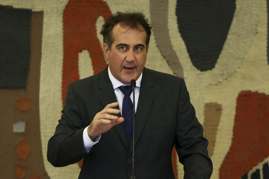 Marcelo Camargo/Agência Brasil O presidente da Associação Brasileira da Indústria de Café (Abic), Ricardo Silveira, durante a entrega do prêmio