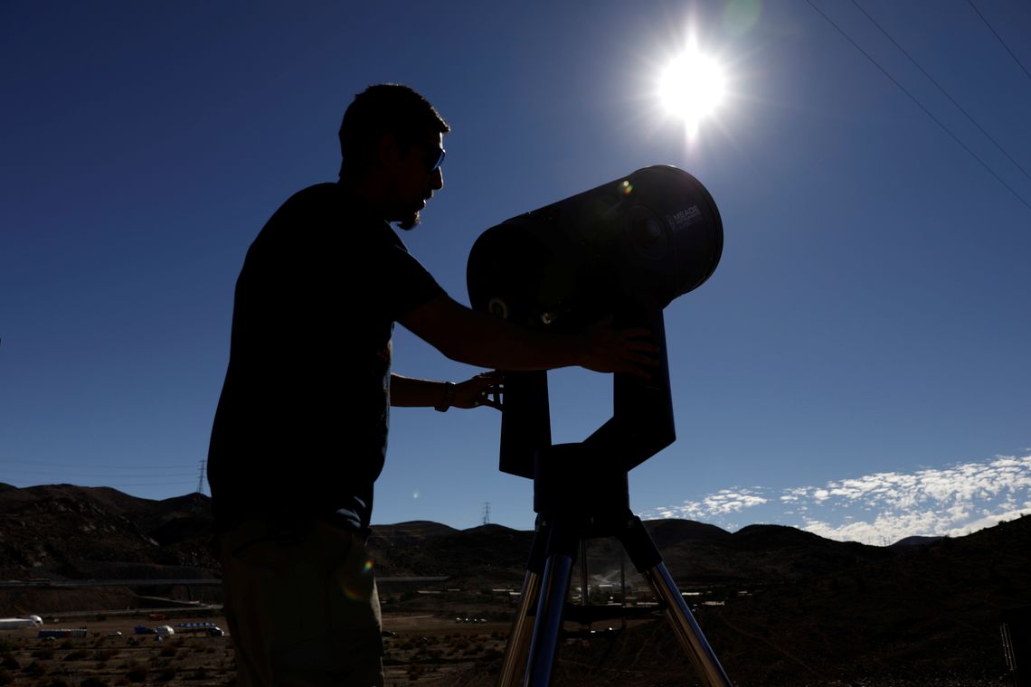 Eclipse, lunar, Chile