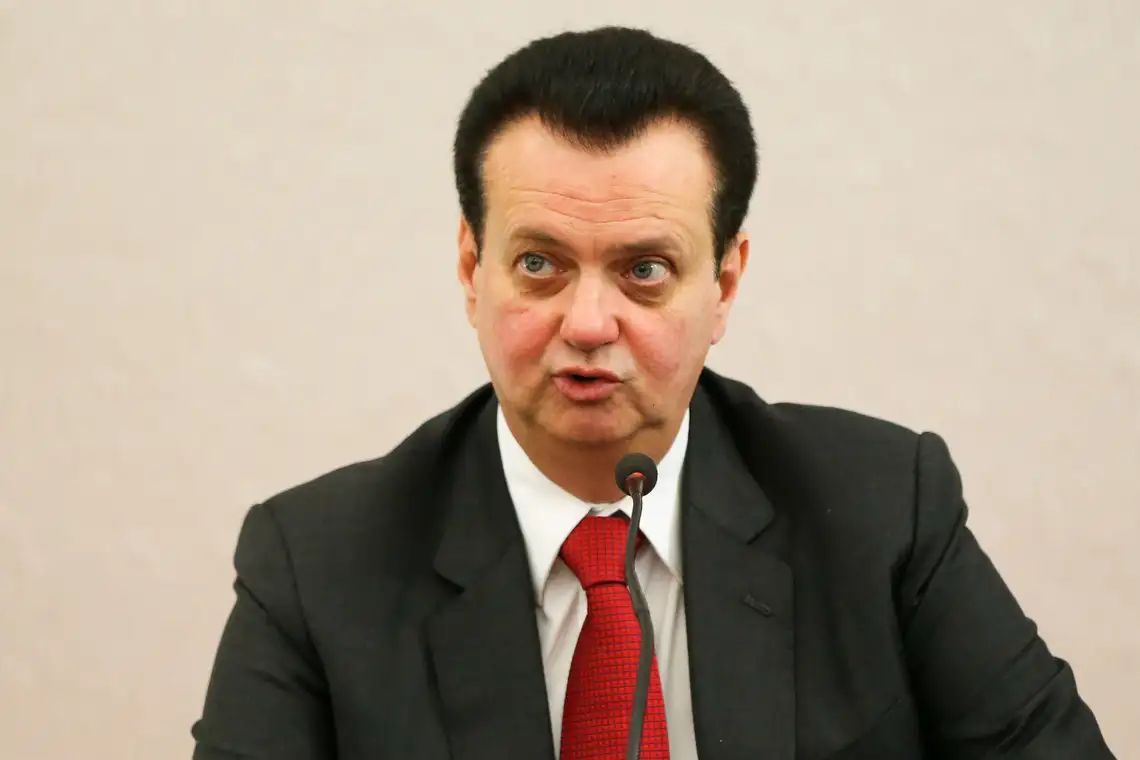 Marcelo Camargo/Agência Brasil Brasília: O ministro da Ciência e Tecnologia, Gilberto Kassab, durante a abertura do 1º Seminário Internet e Eleições, organizado pelo Tribunal Superior Eleitoral (TSE) em parceria com o Ministério de Ciência e Tecnologia. (Foto: Marcelo