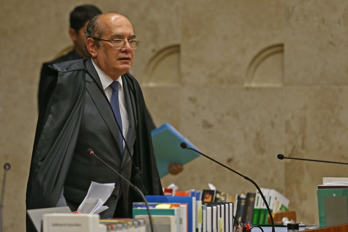 José Cruzr/Agência Brasil Brasília - O ministro do Supremo Tribunal Federal Gilmar Mendes durante julgamento do pedido de habeas corpus do ex-presidente Lula (José Cruzr/Agência Brasil)