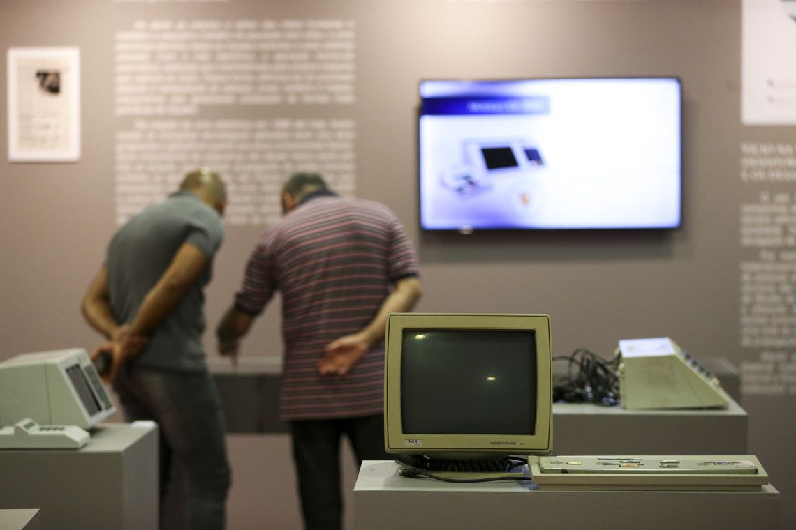 Marcelo Camargo/Agência Brasil O Tribunal Superior Eleitoral (TSE) apresenta a exposição