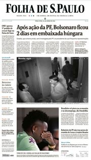 Capa do Jornal Folha de S. Paulo Edição 2024-03-26