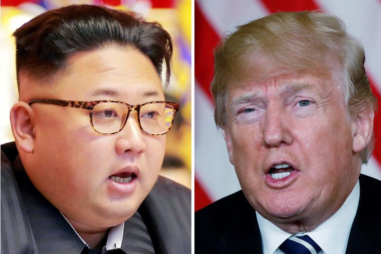 Kim Jong-un e Donald Trump/Reuters/Direitos Reservados Kim Jong-un e Donald Trump