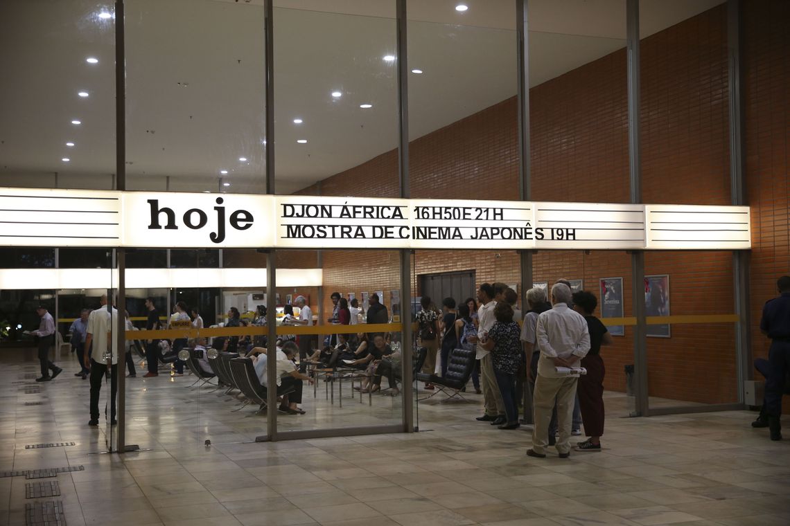 Valter Campanato/Agência Brasil Falando no Cine Brasília, o vice-chefe da Missão e ministro da Embaixada do Japão no Brasil, Kazuhiro Fujimura, durante a Mostra de Cinema Japonês 2018.