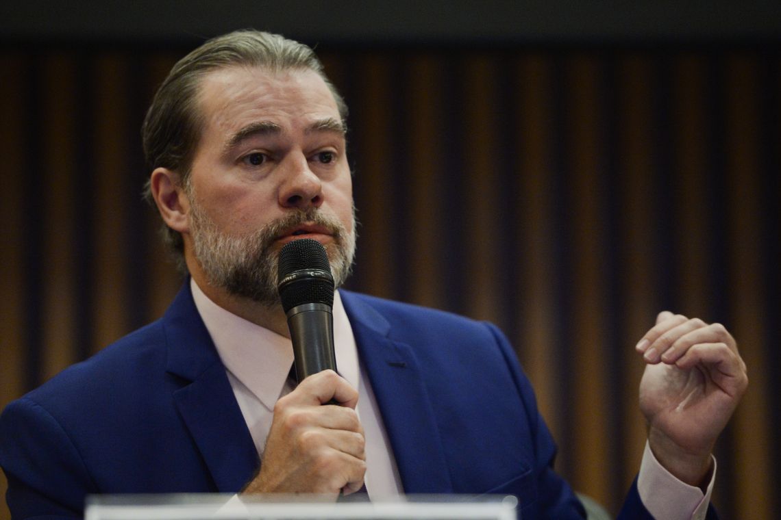 Tomaz Silva/Agência Brasil O presidente do Supremo Tribunal Federal, Dias Toffoli, fala durante o seminário Transparência e Combate à Corrupção, no Museu do Amanhã, no Rio de Janeiro.