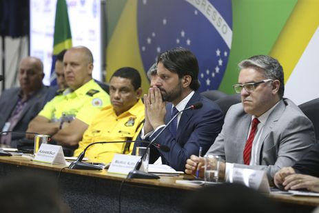 O ministro das Cidades, Alexandre Baldy apresenta o Plano Nacional de Reducao de Mortes e Lesoes no Transito, Pnatrans.