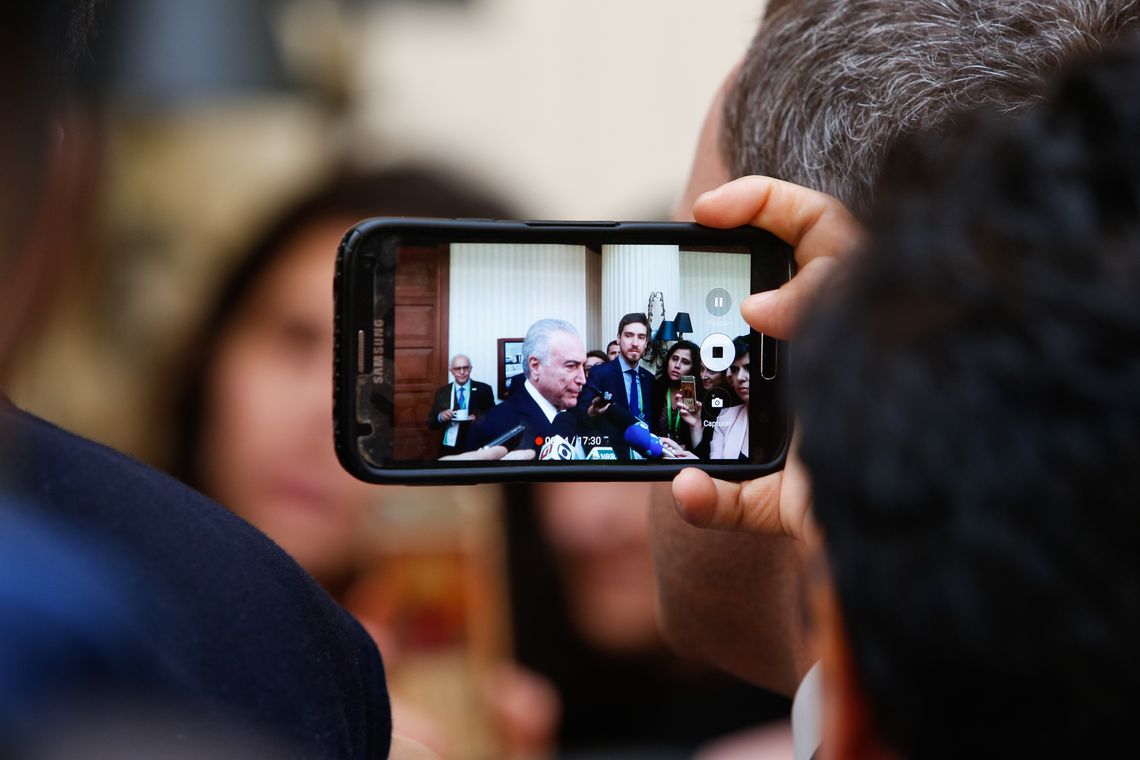 Alan Santos/PR Lima - O presidente Michel Temer durante entrevista à imprensa, no Hotel Swissôtel (Alan Santos/PR)