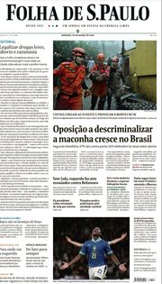 Capa do Jornal Folha de S. Paulo Edição 2024-03-24