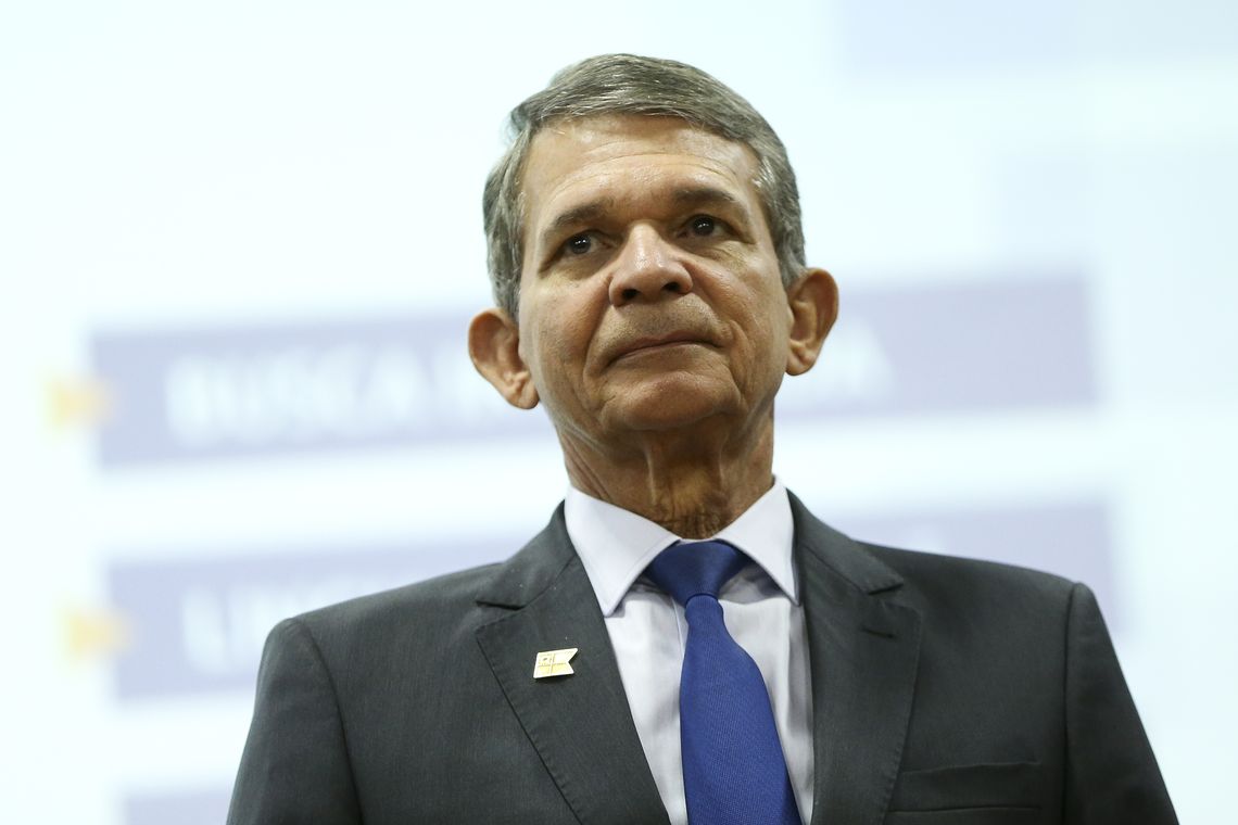Marcelo Camargo/Agência Brasil O ministro da Defesa, Joaquim Silva e Luna, durante o lançamento do novo Portal da Transparência do governo federal.