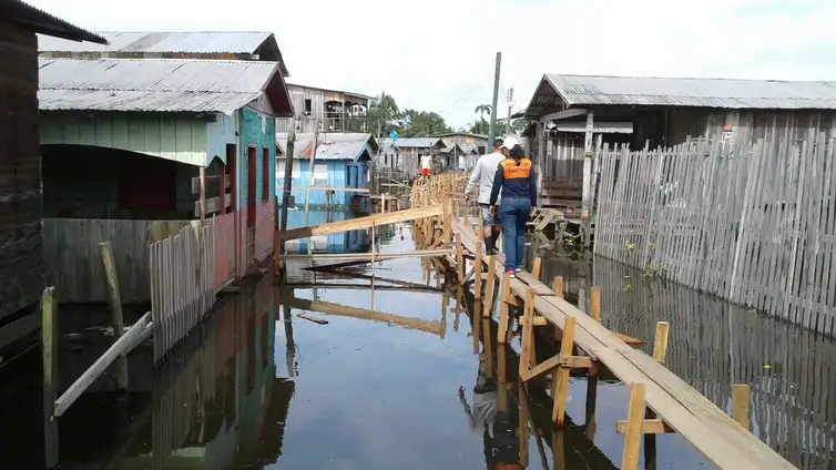 MunicÃpios em situação de emergência no Amazonas chegam a 39 - Foto Defesa Civil/AM