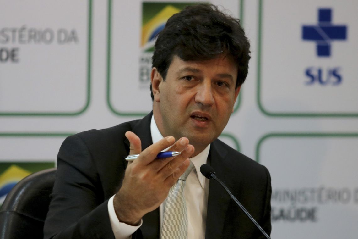 Wilson Dias/Agência Brasil O ministro da Saúde, Luiz Henrique Mandetta, participa da cerimônia de assinatura da Carta Preventiva em Relação à Semana de Prevenção à Gravidez.