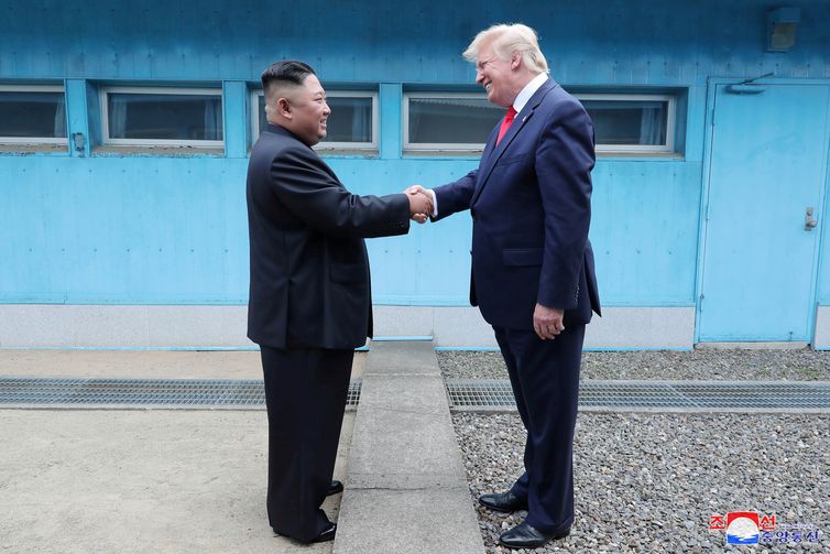 Trump/Kim Jong Un/Coréia do NorteEDITORS - THIS IMAGE WAS