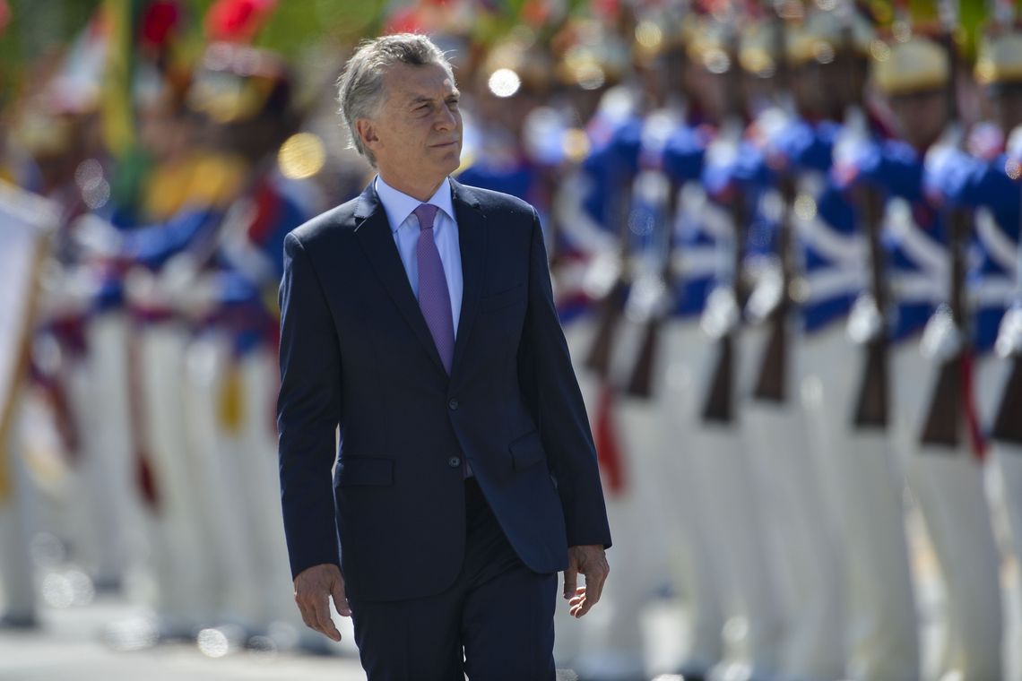 Marcelo Camargo/Agência Brasil O presidente Jair Bolsonaro recebe o presidente da Argentina, Mauricio Macri, no Palácio do Planalto.