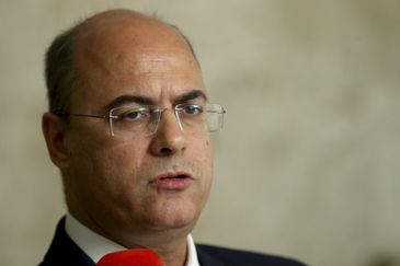 O governador eleito do Rio de Janeiro, Wilson Witzel, fala à imprensa após reunião com o presidente Michel Temer, Palácio do Planalto.