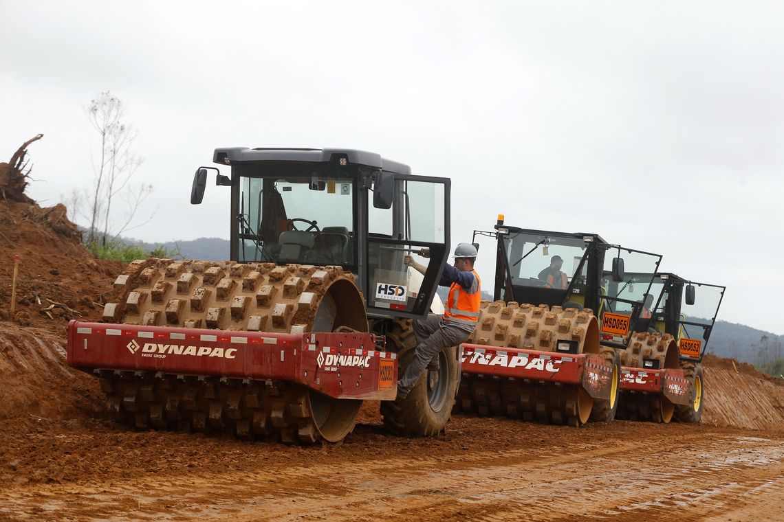 Tânia Rêgo/Agência Brasil Canteiro de obras da Nova Bento Rodrigues.