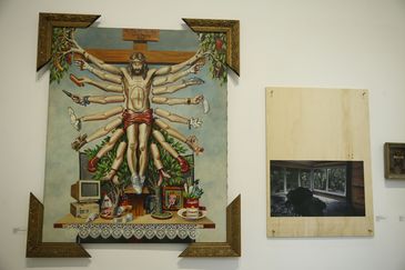 Exposição Queermuseu: Cartografias da Diferença na Arte Brasileira, no Parque Lage, no Rio.