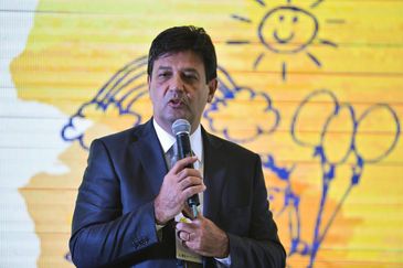 O ministro da Saúde, Luiz Henrique Mandetta, participa do Seminário Internacional da Primeira Infância - O Melhor Investimento para Desenvolver uma Nação, no Centro Internacional de Convenções do Brasil (CICB), em Brasília.