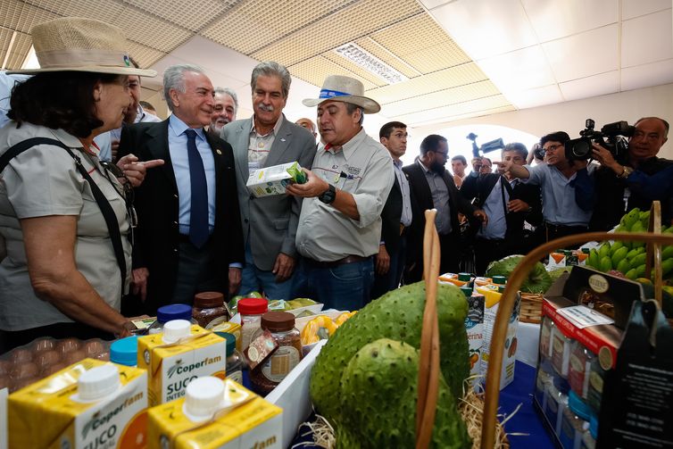 O presidente Michel Temer visita a 25ª Feira Internacional de Tecnologia Agrícola em Ação (Agrishow), em Ribeirão Preto (SP). 