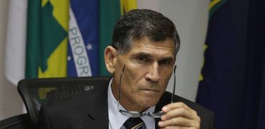 BrasÃlia - O secretário nacional de Segurança Pública, general Carlos Alberto Santos Cruz, durante reunião com secretários de Segurança Pública dos estados (Fabio Rodrigues Pozzebom/Agência Brasil)