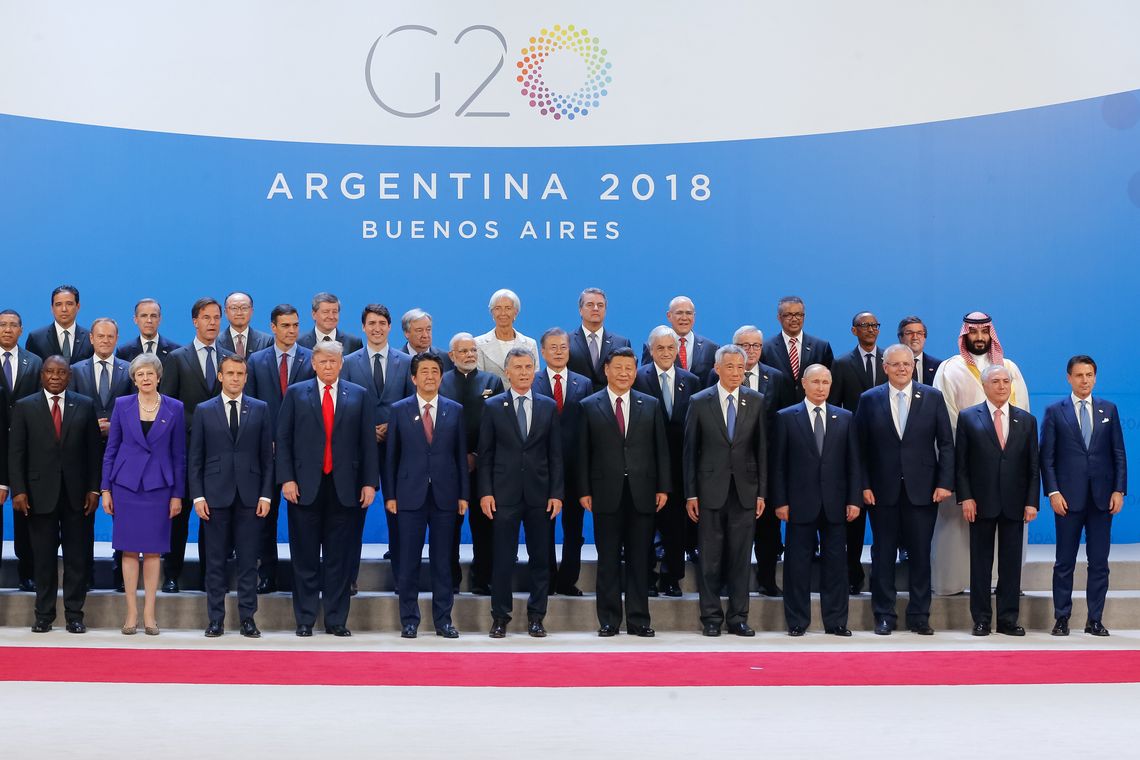Cesar Itiberê/PR Buenos Aires/Argentina - Presidente da República, Michel Temer, posa para foto Oficial com Chefes de Estado e de Governo do G20.